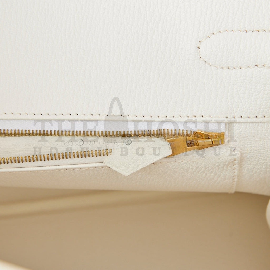 H**me5 BIRKIN 35 WHITE CLEMENCE GOLD HARDWARE (35*25*18cm) Master Quality